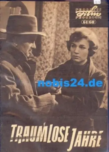 Traumlose Jahre - Ungarischer Film 64/60 Progress-Programm