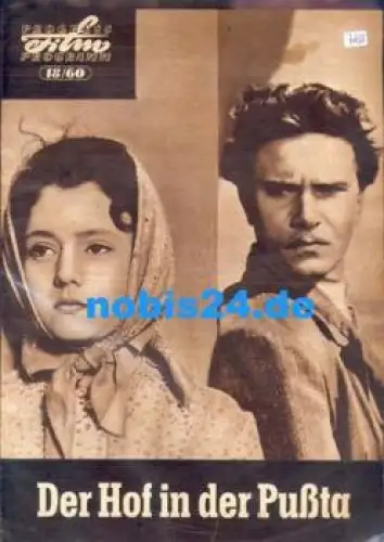 Der Hof in der Pußta - Ungarischer Film 18/60 Progress-Programm
