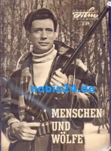 Menschen und Wölfe, Progress-Programm 2/59 Regie Giuseppe de Santis