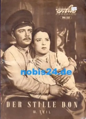Der Stille Don III.Teil sowjetischer Film Progress-Programm 96/58