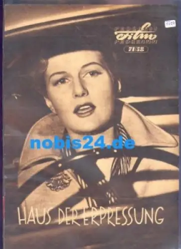 Haus der Erpressung, Progress-Programm 71/58 englischer Kriminalfilm mit Mary Germaine und William Sylvester