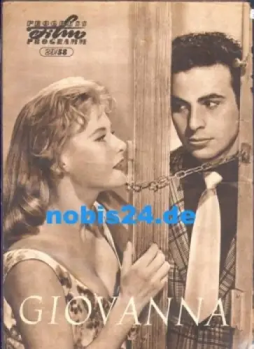 Giovanna, Progress-Programm 29/58 Regie Dino Risi mit Maria Allasio