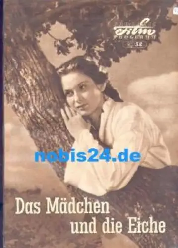 Das Mädchen und die Eiche - Jugoslawischer Film 21/58 Progress-Programm