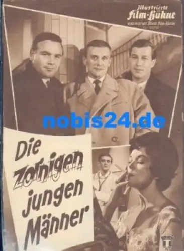 Die zornigen jungen Männer mit  Hansjörg Felmy Horst Frank Joachim Fuchsberger Illustrierte Film-Bühne 05253
