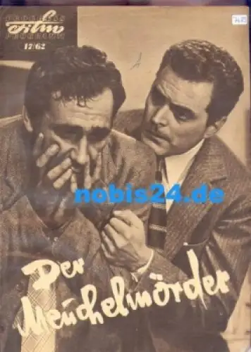 Der Meuchelmörder - Italienischer Film mit Sergio Fantoni 17/62  Progress-Programm