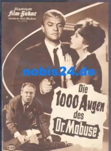 Die 1000 Augen des Dr. Mabuse Deutscher Kriminalfilm Illustrierte Film-Bühne 05412 mit Gert Fröbe