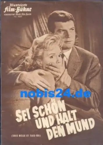 Sei schön und halt den Mund (Sois belle et Tais-toi) Film-Bühne 4684 Alain Delon, Belmondo