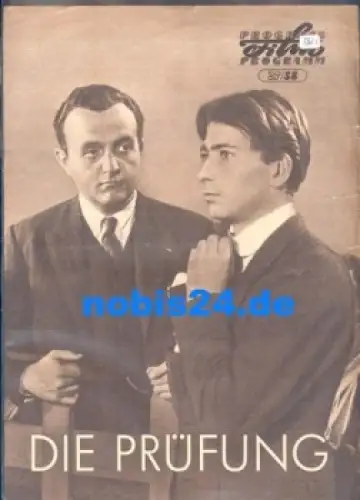 Die Prüfung (L'ecole buissonniere) Progress-Programm 27/58 mit Bernard Blier