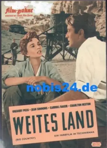 Weites Land (Big Country) Film-Bühne 4720 Gregory Pack, Jean Simmons, Corrol Baker