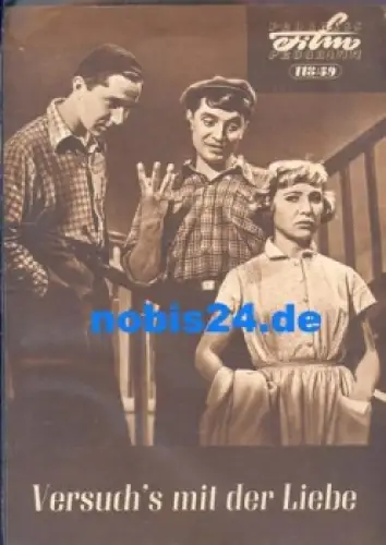 Versuchs mit der Liebe Sowjetischer Film 118/59 Progress-Programm