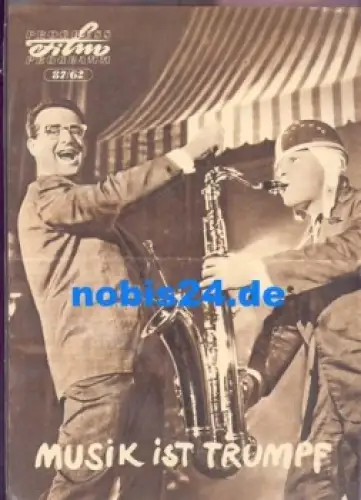 Musik ist Trumpf, Progress-Programm 87/62 Hazy Osterwald, Eddi Arent