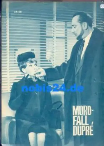 Mordfall Dupre - Französisch-Italienischer Film mit Maria Vlady Bourvil Pierre Brasseur 58/66 Progress-Programm