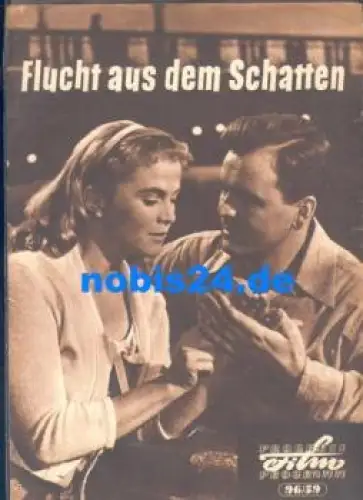 Flucht aus dem Schatten - Tschechoslowakischer Film 96/59 Progress-Programm