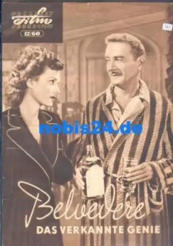 Belvedere das verkannte Genie, Progress-Programm 12/60 mit Clifton Webb, Maureen O'Hara