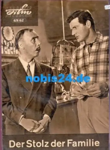 Der Stolz der Familie mit Rudolf Platte Paul Hubschmid 69/62 Progress-Programm