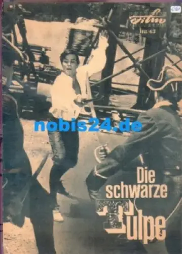 Die schwarze Tulpe mit Alain Delon französischer-italienischer-spanischer Film 118/65  Progress-Programm
