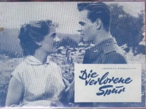 Die verlorene Spur - Tschechoslowakischer Film 7/57 Progress Werbehelfer