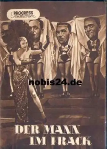 Der Mann im Frack - Polnischer Film 42/57 Progress-Programm