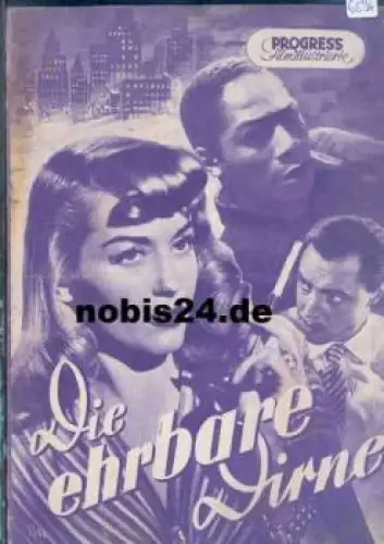 Die ehrbare Dirne - Französischer Film 40/53 Progress-Programm