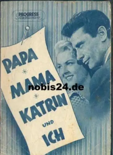 Papa Mama Katrin und ich - Französischer Film  mit Louis de Funes 13/56 Progress-Programm