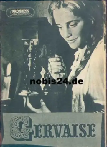 Gervaise - Französicher Film  mit Maria Schell 36/57 Progress-Programm