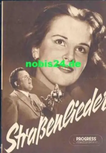Strassenlieder Italienischer Film Progress-Programm, 68/55