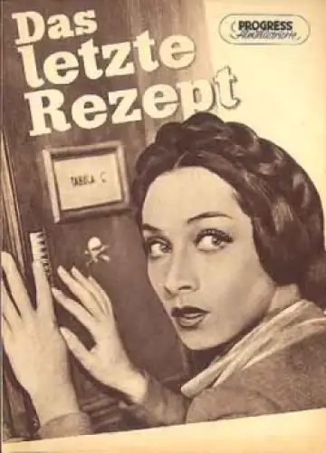 Das letzte Rezept mit O. W. Fischer Heidemarie Hatheyer 50/56  Progress-Programm