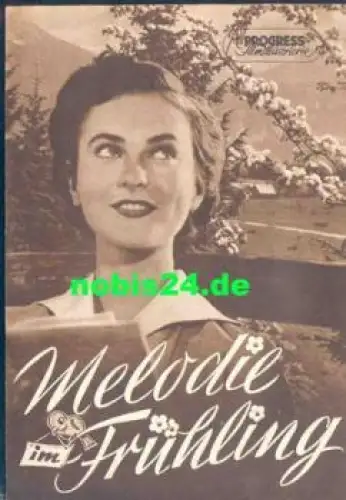 Melodie im Frühling - jugoslawischer Film 4/57 Progress-Programm