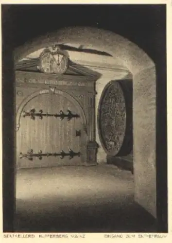Mainz Sektkellerei Kupferberg Eingang zum Enthefraum * ca. 1940