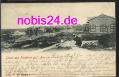 25946 Norddorf auf Amrum Dorfansicht o 23.7.1902