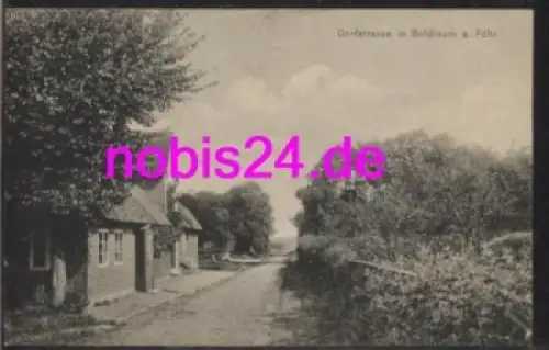 25938 Boldixum auf Föhr Dorfstrasse *ca.1915