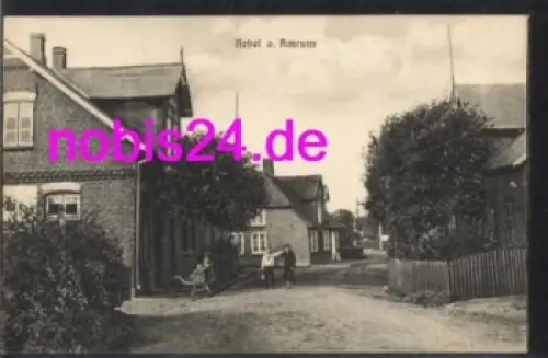25946 Nebel auf Amrum Dorfstrasse *ca.1920
