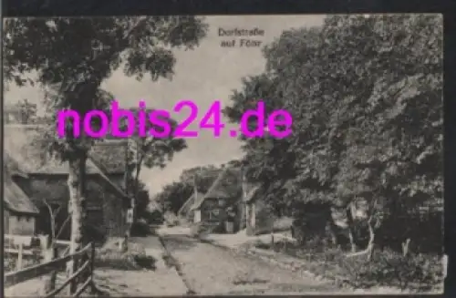 25938 Föhr Insel Dorfstrasse *ca.1920