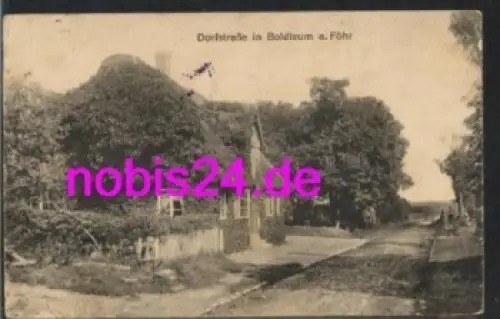 25938 Boldixum auf Föhr Dorfstrasse o 11.7.1918
