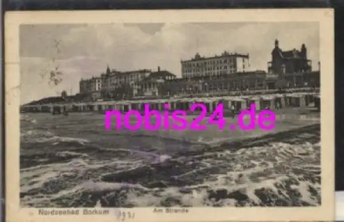 26757 Borkum Nordseebad Am Strande *ca.1955