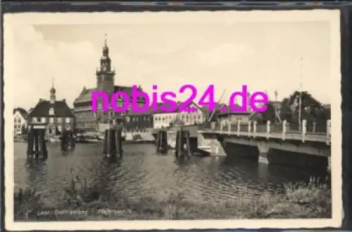 26789 Leer Hafenpartie Rathaus *ca.1960