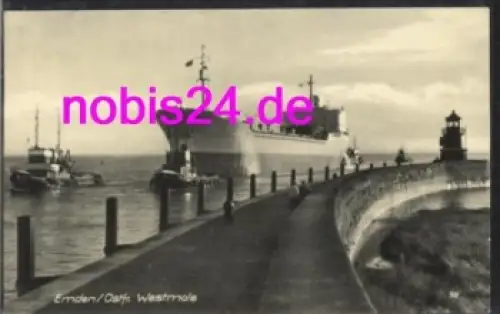 26690 Emden Westmole Schiff Tanker o 5.6.1966