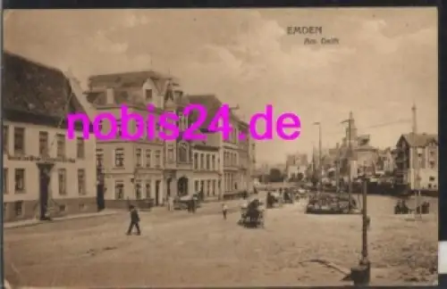 26721 Emden Am Delft Boote Gasthof o 20.7.1922