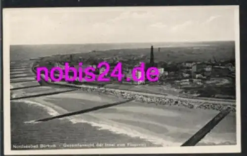 26757 Borkum Gesamtansicht *ca.1950