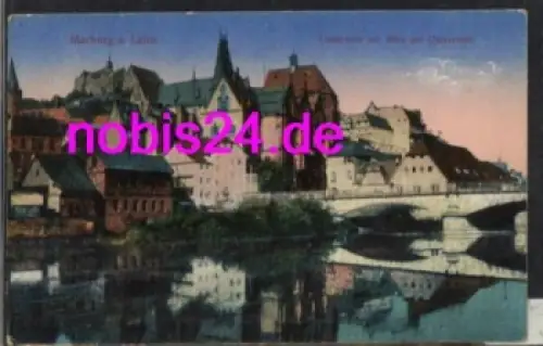 Marburg Lahnpartie  Universität o 15.10.1916