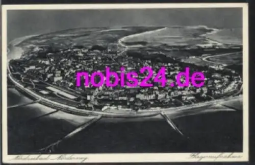 26548 Norderney Nordseebad Luftbild *ca.1930