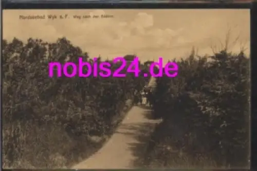 25938 Wyk Föhr Weg zu den Bädern *ca.1920