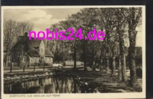 25938  Nieblum Föhr Dorfpartie o 13.5.1934