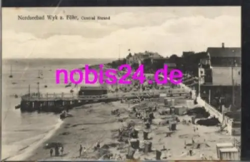 25938 Wyk Föhr Central Strand *ca.1930