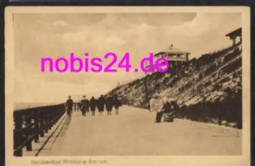 25946 Wittdün auf Amrum Strandpromenade ca.1920