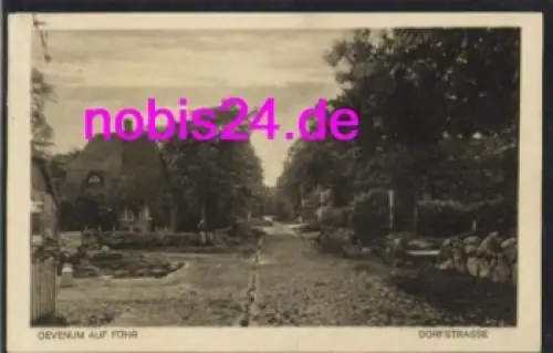 25938 Oevenum auf Föhr Dorfstrasse o 1.8.1932