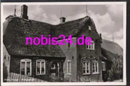 25859 Hallig Hooge Königspesel Fischerhaus *ca.1940