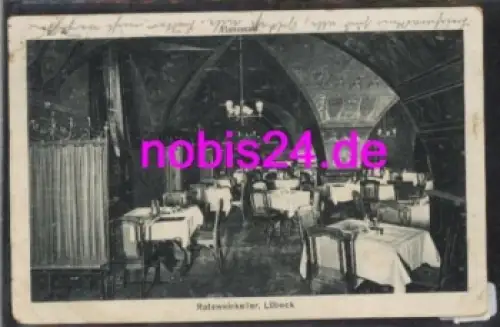 Lübeck Ratsweinkeller Innenansicht o 19.11.1925