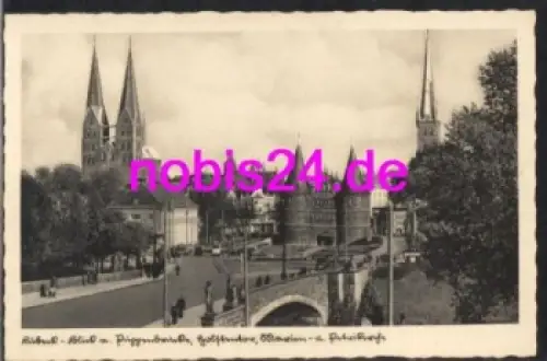 Lübeck Gesamtansicht Kirche Dom *ca.1935