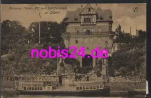 Lübeck Kaisertor Schifferschule *ca.1915